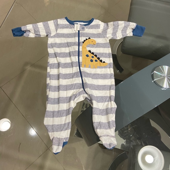 Gerber Baby boy bundle of 7 zip up jumpsuits size 0-3 months - Picture 2 of 8